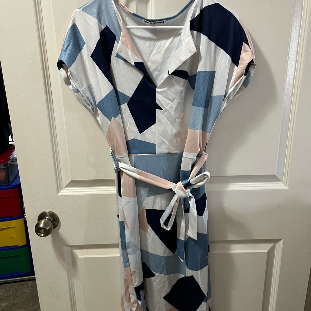 Geometric Patterned Dress